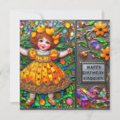 CASSIDY ~ Gelukkige verjaardag ~ Bloemen ~ (Voorkant)