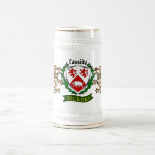 Cassidy/O'Cassidy Irish Shield gepersonaliseerd Bierpul