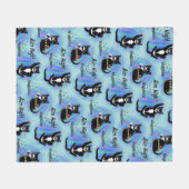 Cassidy TinyKittens Fleece Deken (Voorkant (Horizontaal))