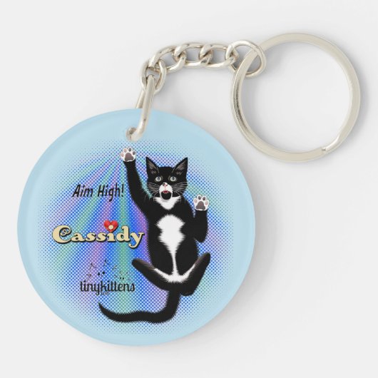 Cassidy TinyKittens Sleutelhanger (Achterkant)