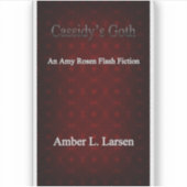 Cassidy's Goth Book Cover Sticker (Devant)