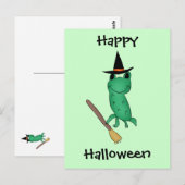 Cassie's Halloween Kikker Briefkaart (Voorkant / Achterkant)