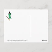 Cassie's Halloween Kikker Briefkaart (Achterkant)