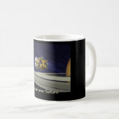 Cassini au-dessus de tasse de Saturn (Devant droit)