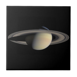 Cassini Foto van Saturnus in oktober 2004 Tegeltje