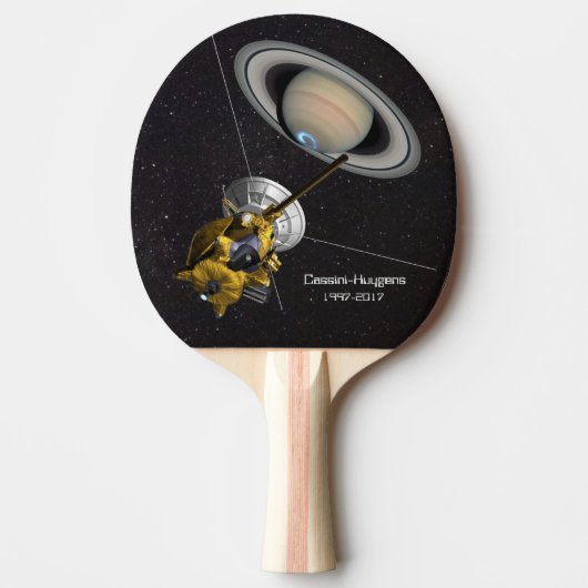 Cassini Huygens op Saturn Tafeltennisbatje (Voorkant)