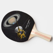 Cassini Huygens op Saturn Tafeltennisbatje (Zijkant)
