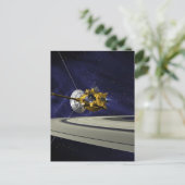 Cassini Saturn Orbit Plaatsing Briefkaart (Staand voorkant)