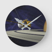 Cassini Saturn Orbit Plaatsing Ronde Klok (Voorkant)