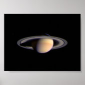 Cassini-Uitzicht van Saturn Space NASA Poster (Voorkant)