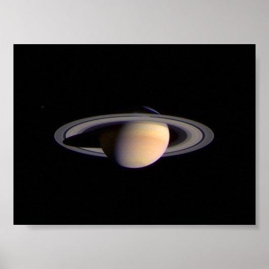 Cassini-Uitzicht van Saturn Space NASA Poster (Voorkant)