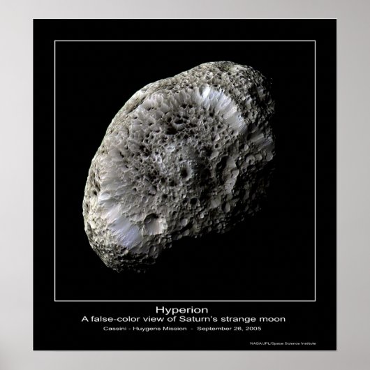 CassiniMission-Hyperion2_cassini_big Poster (Voorkant)