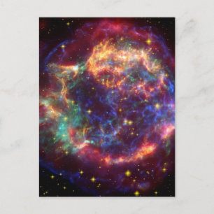 Cassiopeia A: De dood wordt haar Briefkaart