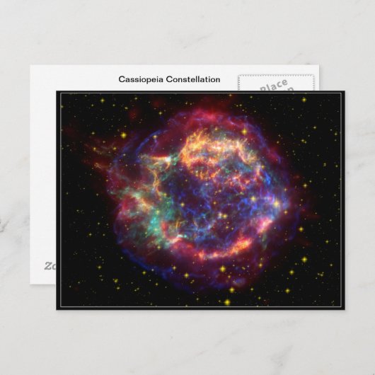Cassiopeia Constellation Briefkaart (Voorkant / Achterkant)