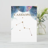Cassiopeia Constellation, Celestial Table Number (Staand voorkant)