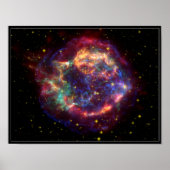 Cassiopeia Constellation Poster (Voorkant)