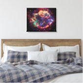 Cassiopeia Galaxy Supernova restant Canvas Afdruk (Insitu (Slaapkamer))