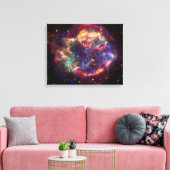 Cassiopeia Galaxy Supernova restant Canvas Afdruk (Insitu (Woonkamer))