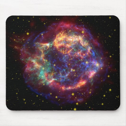 Cassiopeia Galaxy Supernova restant Muismat (Voorkant)