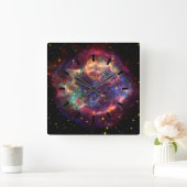 Cassiopeia Galaxy Supernova restant Vierkante Klok (Huis)
