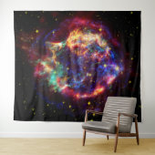 Cassiopeia Galaxy Supernova restant Wandkleed (In Situ (horizontaal))