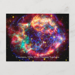 Cassiopeia, Milky Ways Youngest Supernova Briefkaart