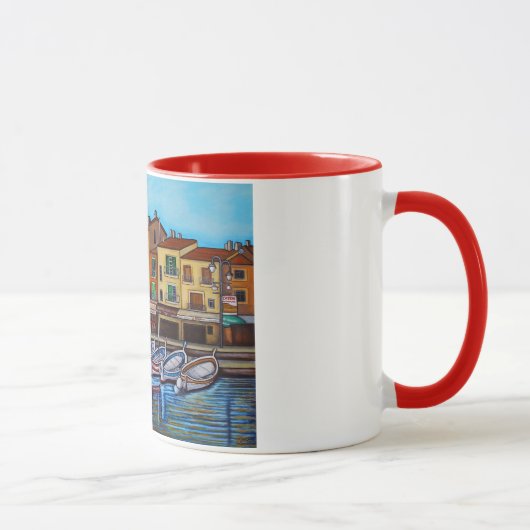 Cassis coloré 11 oz Ringer Mug (Droite)