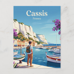 Cassis Haven Frankrijk Briefkaart