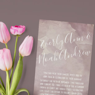 Cassis Minimalist Typography Wedding Kaart
