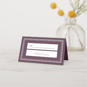 Cassis Paarse Trouw Simple Minimalistische Chic Ga