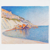 Cassis, Pet Lombard, Opus 196, Signac Fleece Deken (Voorkant (Horizontaal))