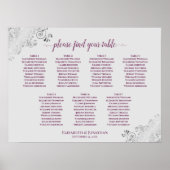 Cassis violet et gris 7 Tableau Mariage (Devant)