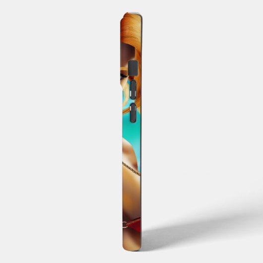 Cassja op het strand Case-Mate iPhone case (Achterkant / Links)