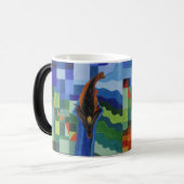 Cassowary aangevallen magische mok (Voorkant links)