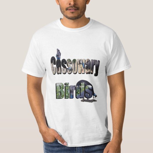Cassowary Bird Afbeelding Logo, T-shirt (Voorkant)