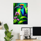 Cassowary - Canvas Art Print (Thuiskantoor)