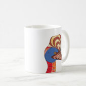 Cassowary Genuine Aboriginal Art Koffiemok (Voorkant rechts)
