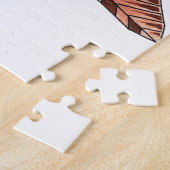 Cassowary Genuine Aboriginal Art Legpuzzel (Zijkant)