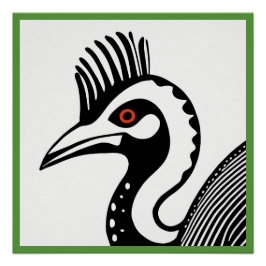 Cassowary Glossy Poster Perfect Poster