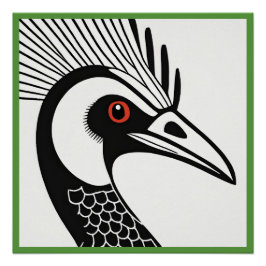 Cassowary Glossy Poster Perfect Poster
