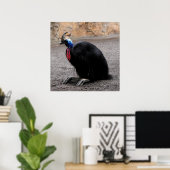 Cassowary in lente poster (Thuiskantoor)