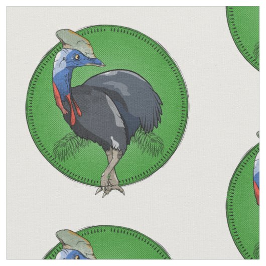 Cassowary Stof (Close Up)
