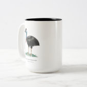 Cassowary Two-Tone Coffee Mok (Voorkant links)
