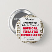 Cast me Button (Voorkant /achterkant)