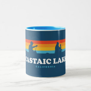 Castaic Lake California Kano Tweekleurige Koffiemok
