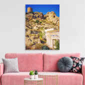 Castalla Castle Canvas Afdruk (Insitu (Woonkamer))