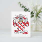 Castaneda Family Crest Briefkaart (Staand voorkant)