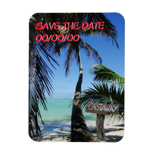 Castaway Party 2 Save-the-Date Magneet (Verticaal)