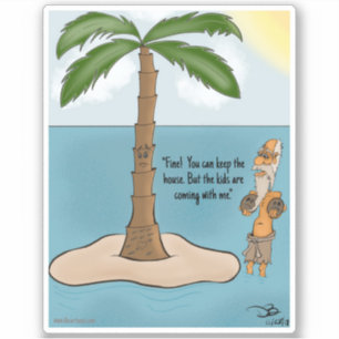 Castaway Sticker