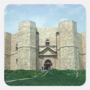 Castel del Monte Vierkante Sticker